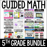5th Grade Guided Math Centers (Mega Bundle)
