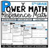 5th Grade Guided Math Mats Expressions Differentiated Work