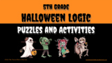 5th Grade - Halloween Logic Puzzles and Activities