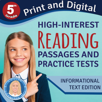 Preview of 5th Grade Reading Passages & ELA Practice Tests | Informational Text Edition