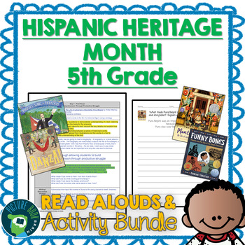 Preview of 5th Grade Hispanic Heritage Month Bundle - Read Alouds