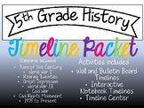 5th Grade History Timeline Packet