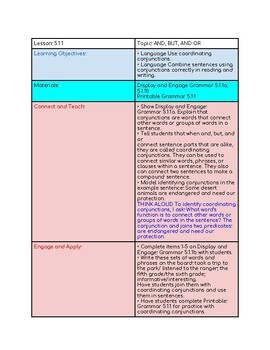 Preview of 5th Grade HmH Grammar Lessons Topic 5