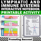 5th Grade Science Interactive Notebook Biology Immune Lymp
