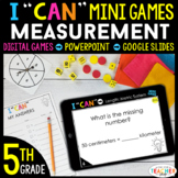 5th Grade I CAN Mini Math Games DIGITAL | Converting Measu