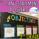 5th Grade "I Can" Statements & Standards