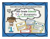 5th Grade I Can Statements for Science (kid friendly with 