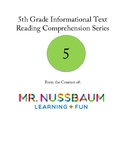 5th Grade Informational Text Reading Comprehension Series