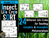 5th Grade Insect Life Cycles: Complete, Incomplete Metamor