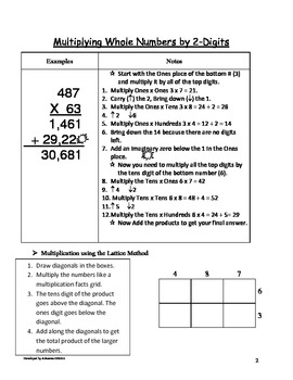 5th Grade Interactive Math Notes- Aligned by VA SOL by Angela Reeves