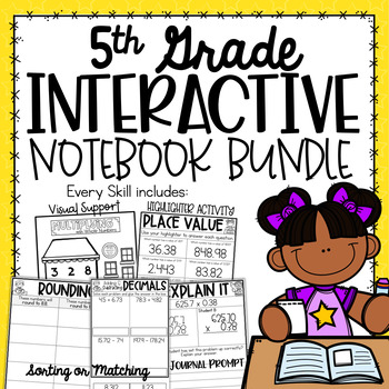 Preview of 5th Grade Place Value Interactive Notebook