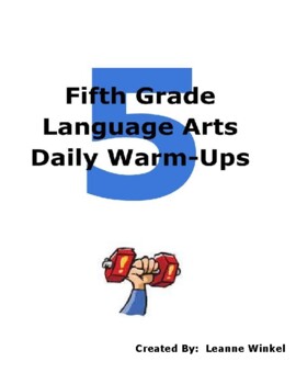 Preview of 5th Grade Language Arts Warm-Ups