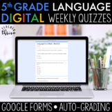 5th Grade Language Assessments [DIGITAL]