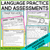 Standards-Aligned Grammar Practice & Assessments Language 