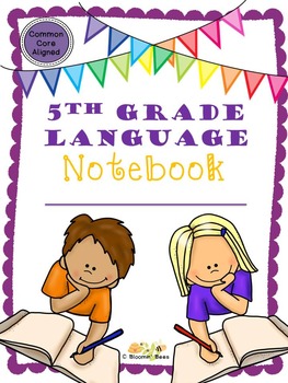 Preview of 5th Grade Language Notebook: Interact, Teach, Practice, and Write!
