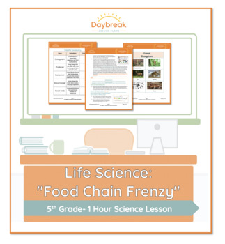 Preview of 5th Grade Life Science | "Food Chain Frenzy"
