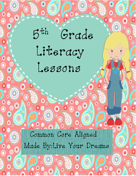 Preview of 5th Grade Literacy Lessons