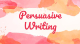 5th Grade Lucy Caulkins Persuasive Writing Slides