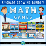 5th Grade MATH STAAR REVIEW Games and Centers - Growing Bundle!