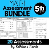 5th Grade Math Assessment BUNDLE: All 5th Grade Standards 