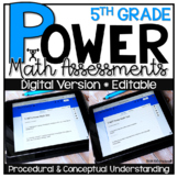 Distance Learning 5th Grade Math Digital Assessments Googl
