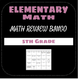 5th Grade Math BINGO (NO PREP-Independent Work)