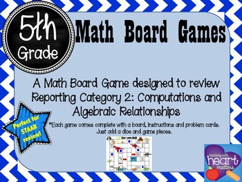 5th Grade Math Board Game- Roar-some Math (STAAR Aligned) | TPT