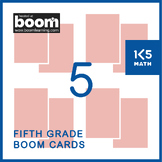 5th Grade Math Boom Cards Bundle