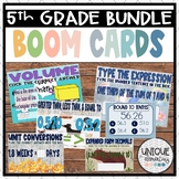 5th Grade Math Boom Deck BUNDLE (fractions, decimals, plac