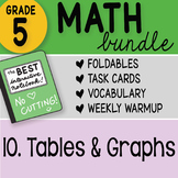 Math Doodle - 5th Grade Math Bundle 10. Tables and Graphs
