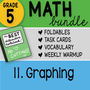 Preview of Math Doodle - 5th Grade Math Bundle 11. Graphing