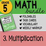 Math Doodle - 5th Grade Math Bundle 3. Multiplication
