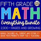 5th Grade Math Bundle: Fifth Grade Morning Work, Centers & MORE