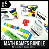 5th Grade Math Centers | 5th Grade Math Games BUNDLE - Rea