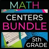 5th Grade Math Centers Activities Stations Printable Hands