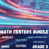 5th Grade Math Centers BUNDLE