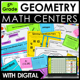 5th Grade Math Centers - Geometry Activities with Digital 