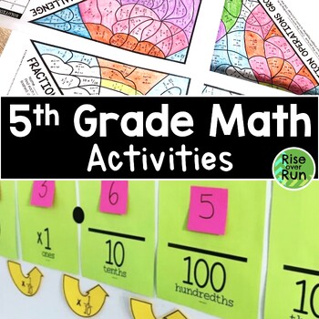 5th Grade Math Activities, Lessons, and Resources Bundle by Rise over Run