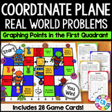5th Grade Math Coordinate Plane Activity Board Game - Inte