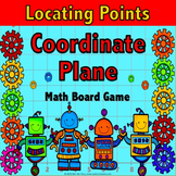 5th Grade Math Coordinate Plane Activity Board Game for Ma