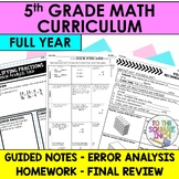 5th Grade Math Curriculum | 5th Grade Notes | Homework | A