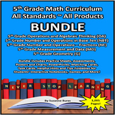 5th Grade Math Curriculum Complete BUNDLE: All CCSS Standa