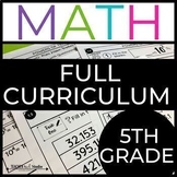 5th Grade Math Curriculum FULL YEAR Instruction Hands On A