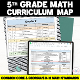 5th Grade Math Curriculum Map