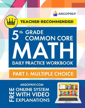 Preview of 5th Grade Daily Practice Math Workbook: (154 pages eBook + video explanations)