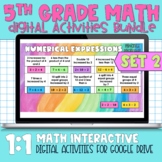 5th Grade Math Digital Activities
