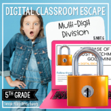 5th Grade Math Digital Escape Room | 5.NBT.6 - Long Division