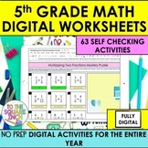 5th Grade Math Digital Worksheets | Full Year 5th Grade Ma