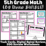 5th Grade Math EOG Review Test Prep BUNDLE! Word Problem D