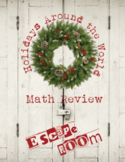 • NO PREP! • 5th Grade DIGITAL Math Escape Room - Holidays